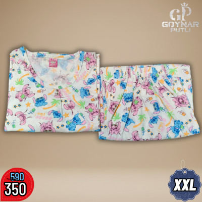 2XL টি-শার্ট + ট্রাউজার সেট