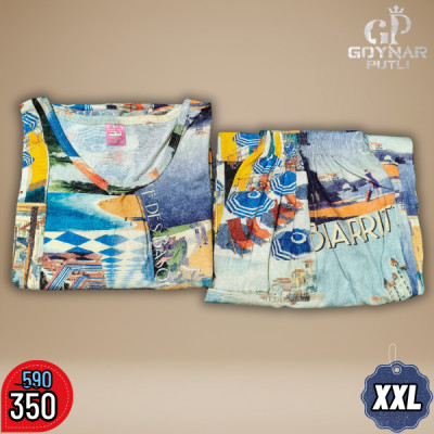 2XL টি-শার্ট + ট্রাউজার সেট