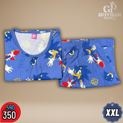 2XL টি-শার্ট + ট্রাউজার সেট