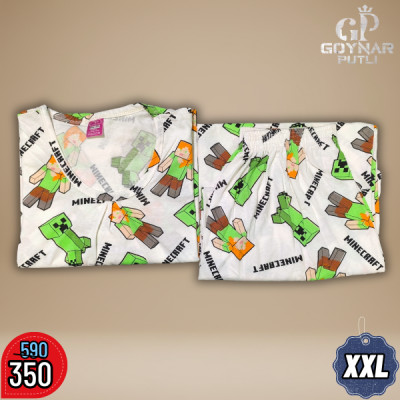 2XL টি-শার্ট + ট্রাউজার সেট