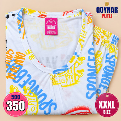 3XL টি-শার্ট + ট্রাউজার সেট