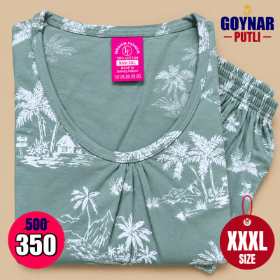 3XL টি-শার্ট + ট্রাউজার সেট