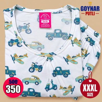 3XL টি-শার্ট + ট্রাউজার সেট