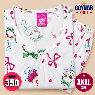 3XL টি-শার্ট + ট্রাউজার সেট
